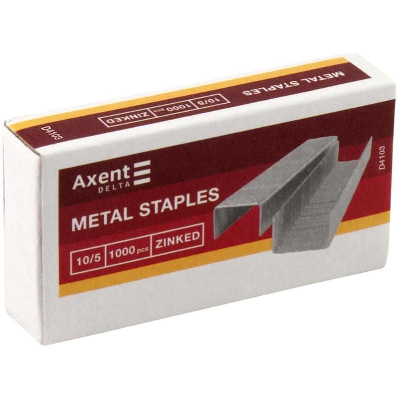 Скоби Axent Delta Standard D4103, 1000 штук